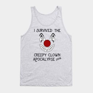 I Survived Creepy Clown Apocalypse Tank Top